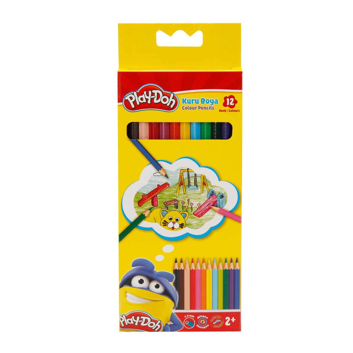 Play Doh Kuru Boya Tam Boy 12 Renk
